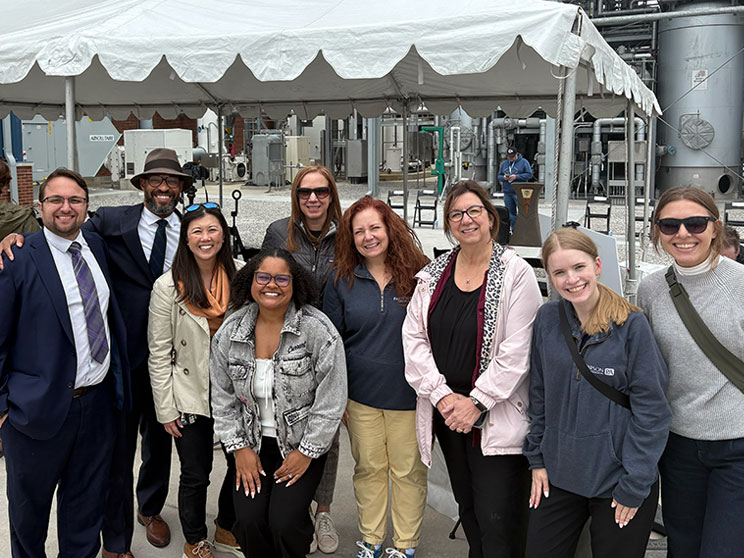 P+A team at Blue River Biosolids Facility Celebration